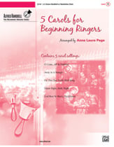 Five Carols for Beginning Ringers Handbell sheet music cover